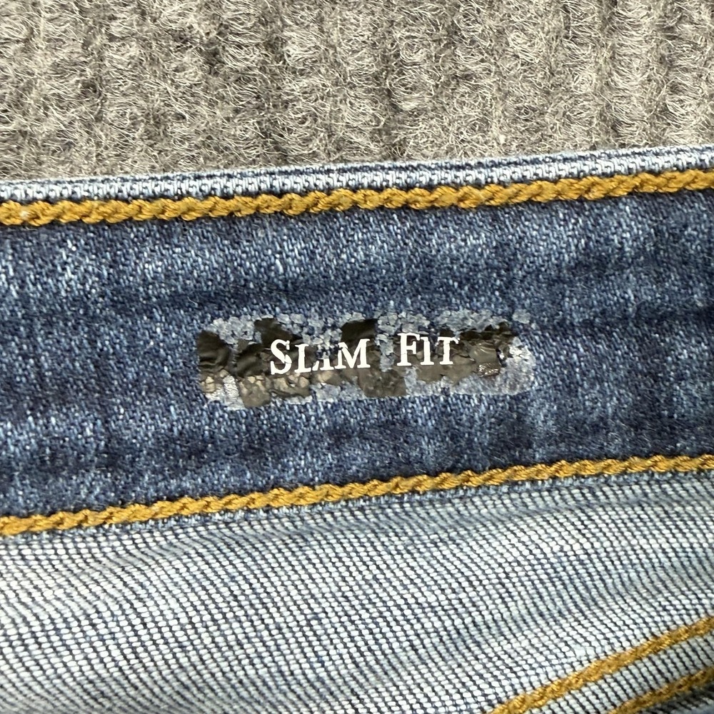 Judy Blue Slim Fit Jeans Women 15/32 Blue Medium Wash Straight Leg Stretch Denim - Picture 6 of 16